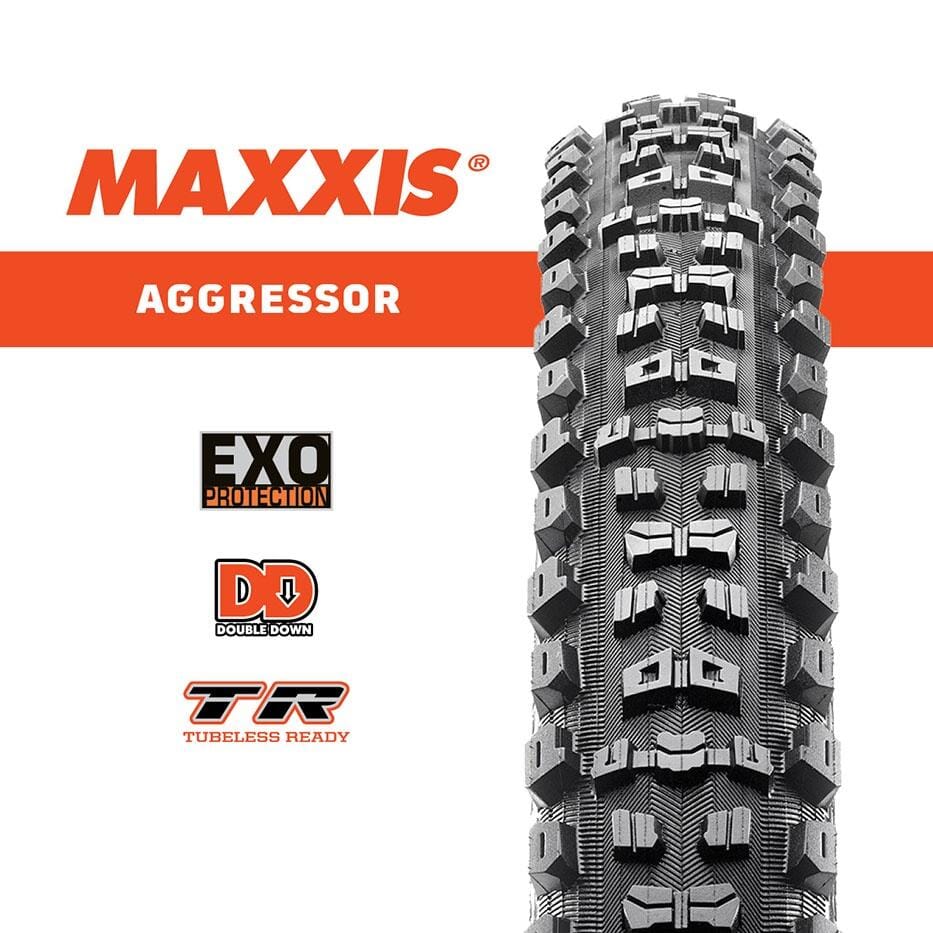 MAXXIS 27.5 x 2.30 Aggressor EXO/TR 60TPI Foldable Bike Parts Maxxis 