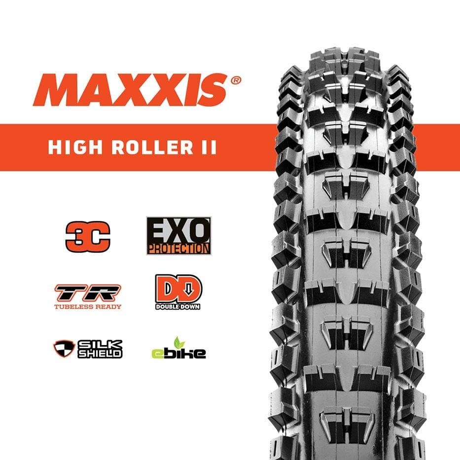 Maxxis 29 x 2.30 High Roller 2 EXO/TR 60tpi Foldable Bike Parts Maxxis 