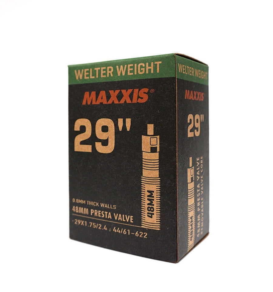 MAXXIS TUBE 29 x 1.75/2.40 WELTERWEIGHT FV 48mm RVC, 200g 0.8mm WALL Bike Parts Pitcrew.nz 