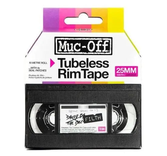 Muc-Off Tubeless Rim Tape 10m Roll - 25mm Bike Parts Muc-Off