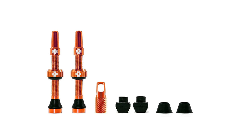 Muc-Off Tubeless Valve Kit 44mm colours Bike Parts Muc-Off Orange