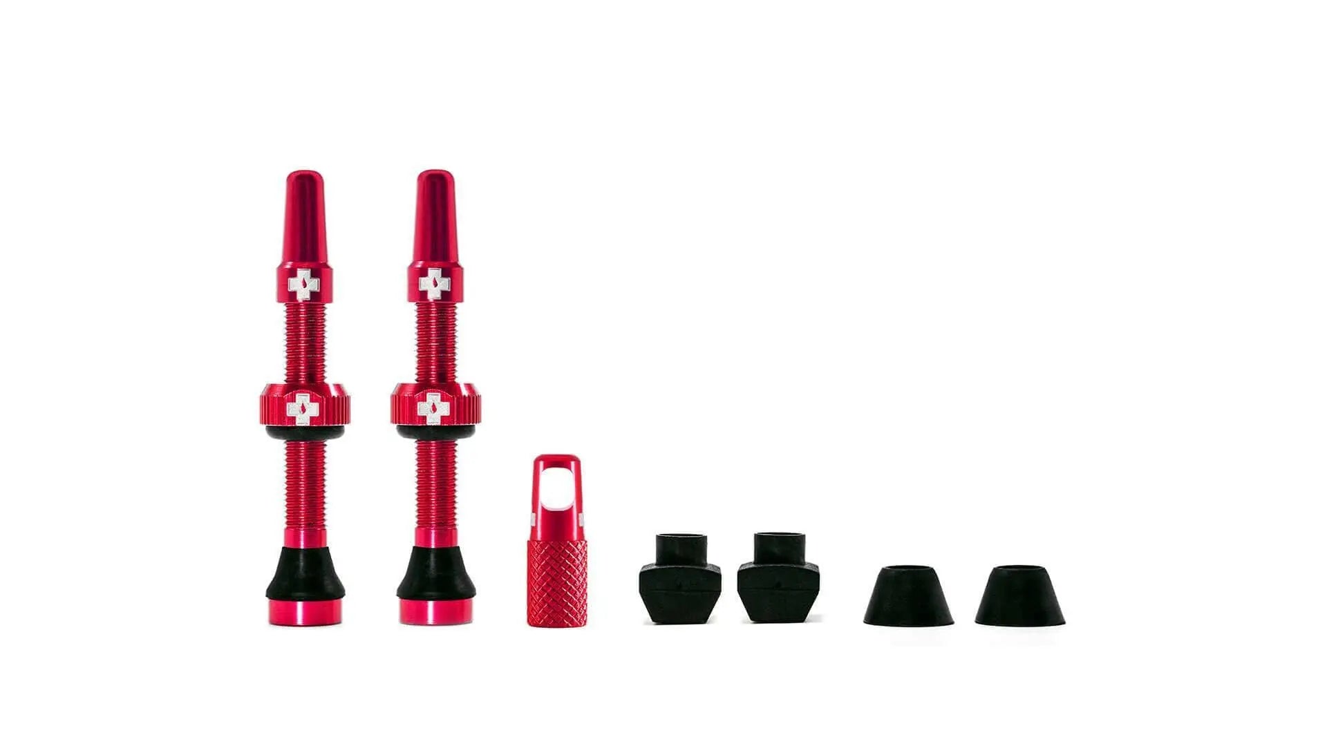 Muc-Off Tubeless Valve Kit 44mm colours Bike Parts Muc-Off Red 