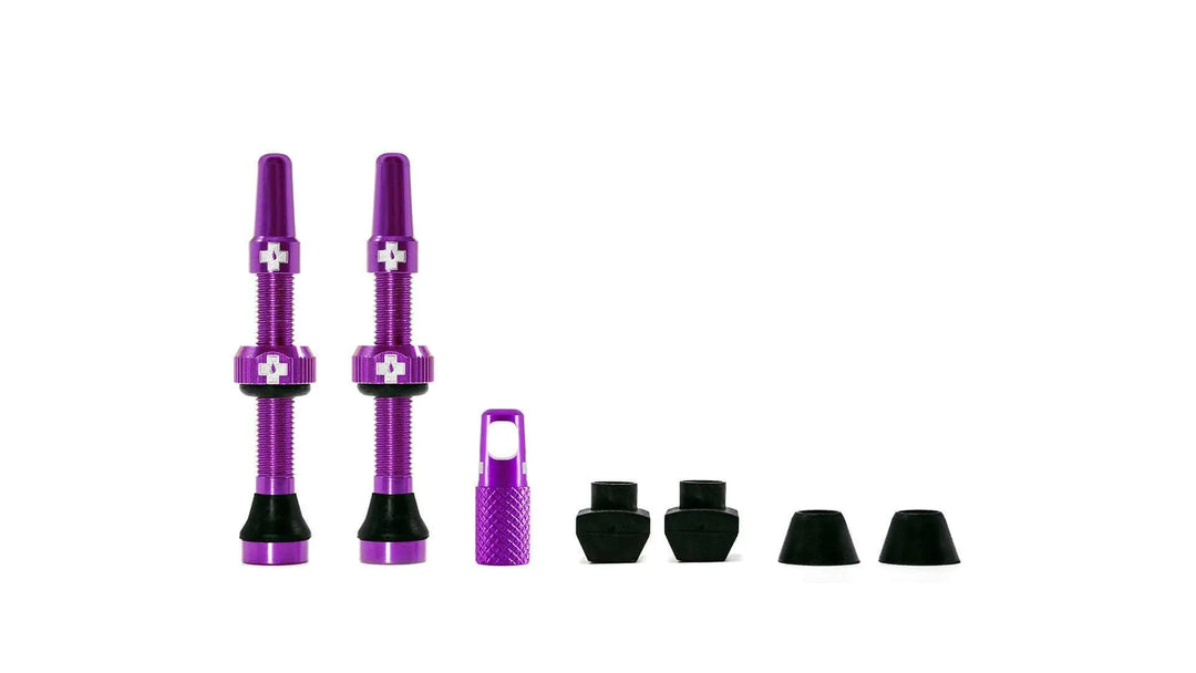 Muc-Off Tubeless Valve Kit 44mm colours Bike Parts Muc-Off Purple