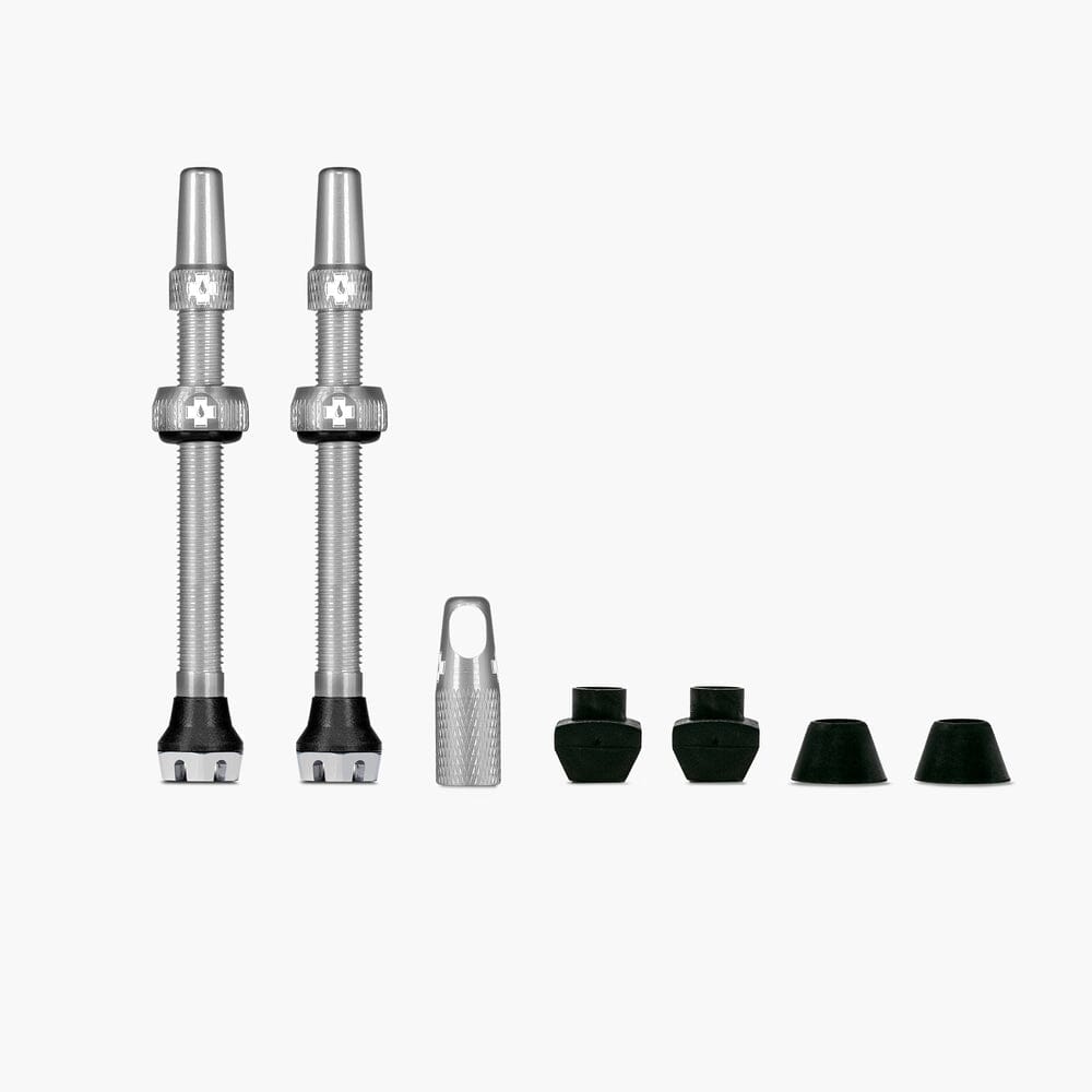 Muc-Off Tubeless Valve Kit v2 44mm Bike Parts Muc-Off Silver 