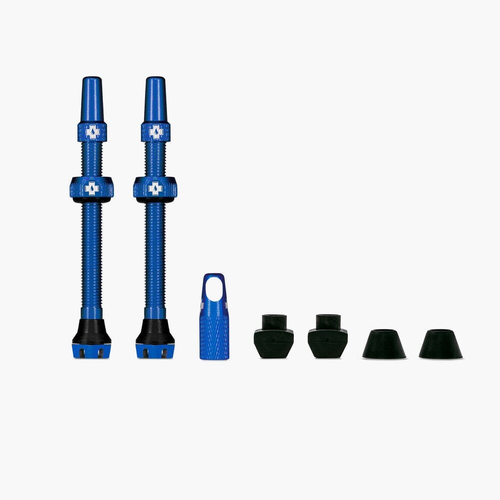 Muc-Off Tubeless Valve Kit v2 44mm Bike Parts Muc-Off Blue 