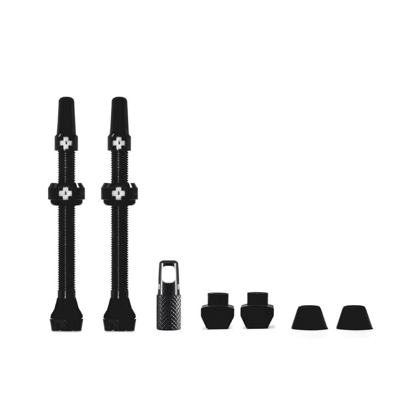 Muc Off Tubeless Valve Kit V2 Black 60mm Bike Parts Muc-Off