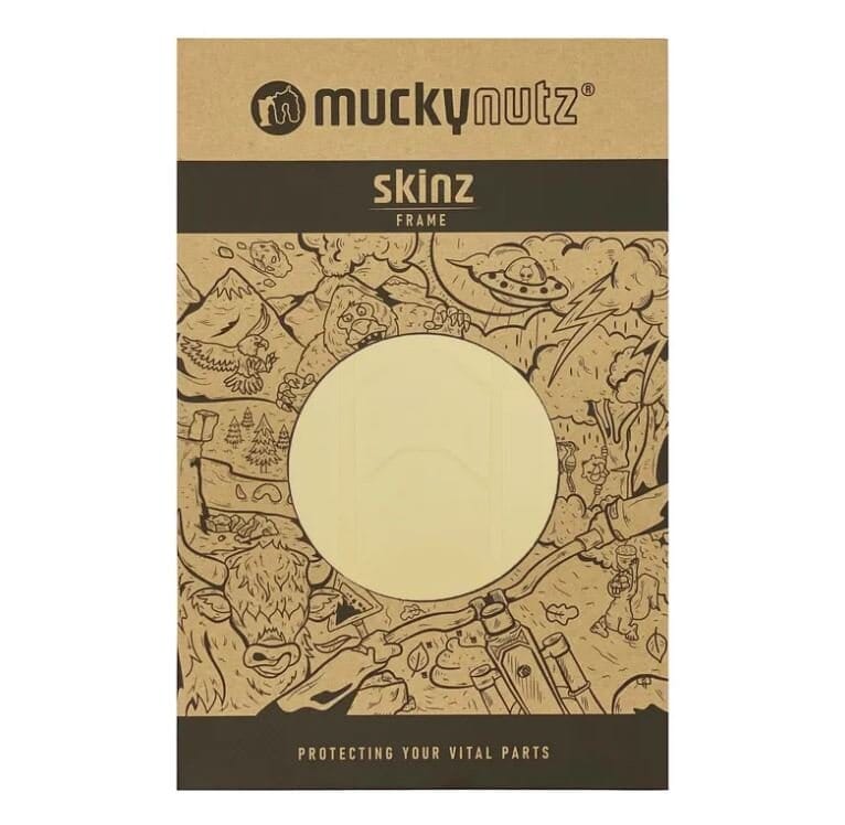 Mucky Nutz frame Skinz Clear Matt Finish Bike Parts Mucky Nutz