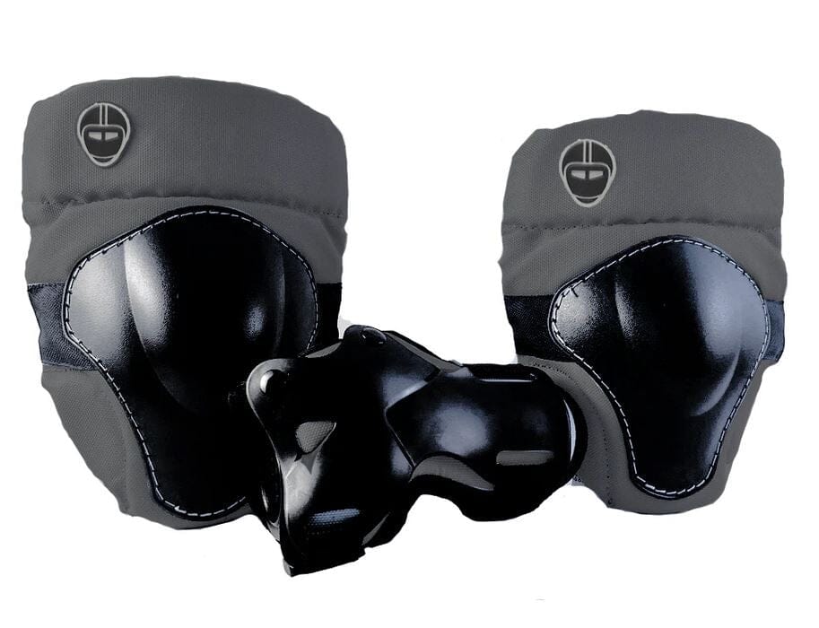 Nutcase Knee Elbow Wrist Pad Set Charcoal 3-5 Years Bike Parts Nutcase