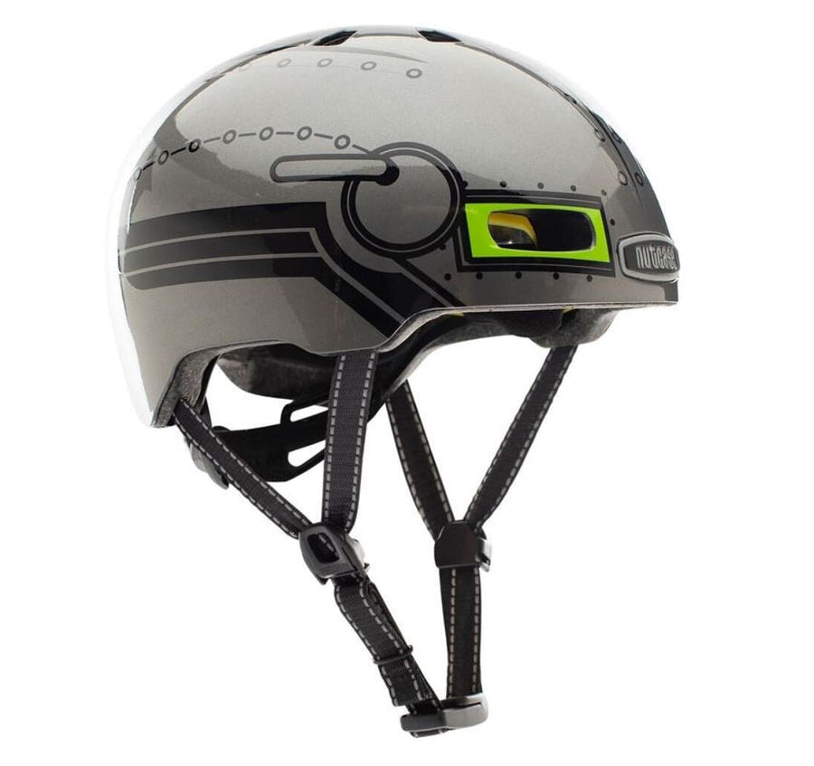 Nutcase Little Nutty Roboboy MIPs Helmet Toddler Grey Bike Parts Nutcase