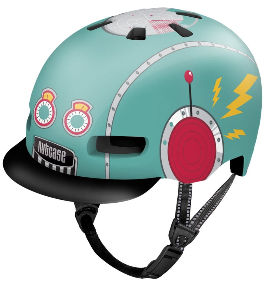 Nutcase Little Nutty Tin Robot MIPS Helmet Youth Bike Parts Nutcase