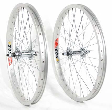 OnTrack 303 Wheel 20 x 1.75 Front 36h ALLOY / STEEL SILVER Bike Parts Ontrack