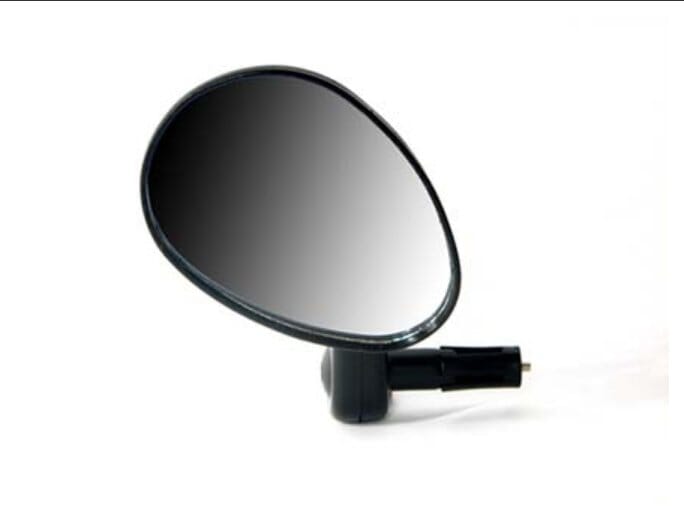 Oval Mirror 3D Bar End Rh & Lh Fit Bike Parts Not specified
