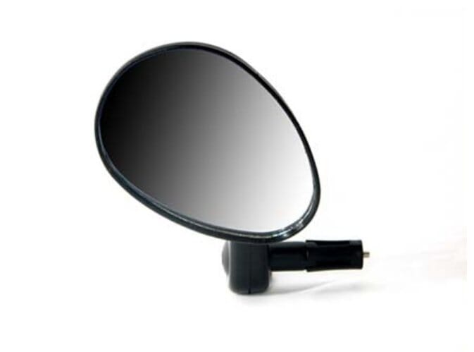Oval Mirror 3D Bar End Rh & Lh Fit Bike Parts Not specified