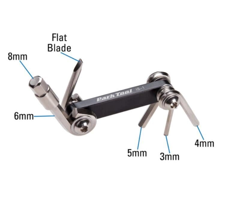 Park Tool IB1 I Beam Mini Foldup Hex Screwdriver Set Bike Parts Park Tool