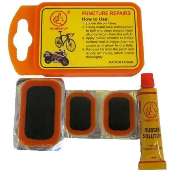 Puncture Repair Kit Orange Bike Parts Not specified