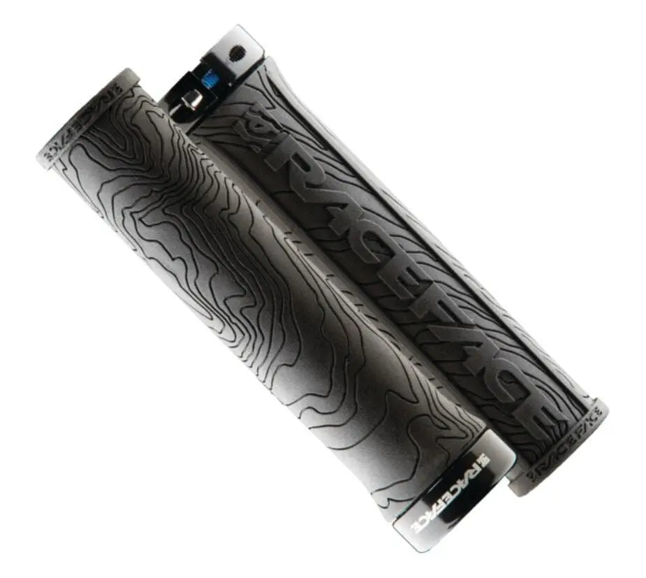 Raceface Half Nelson Grips Single Lock on Black Bike Parts Raceface