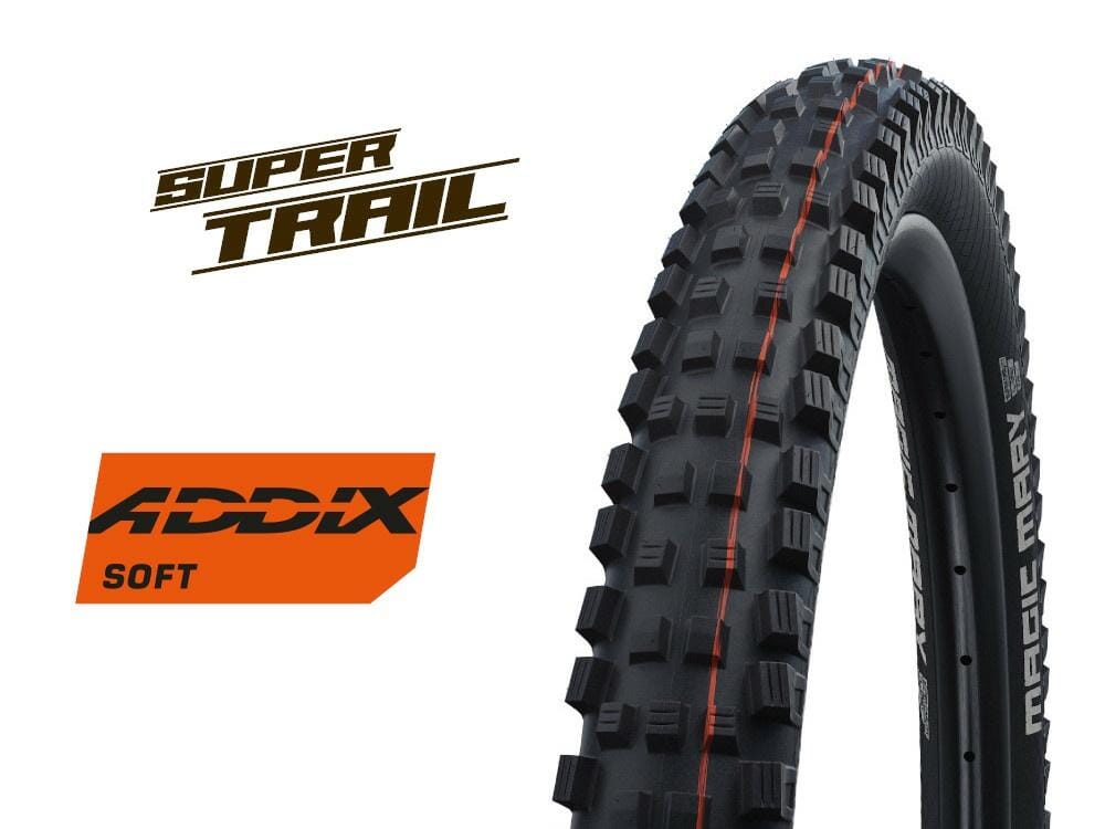 Schwalbe Magic Mary 29 x 2.60 Evo TL-Easy Addix-Soft SuperTrail Tyre Bike Parts Schwalbe