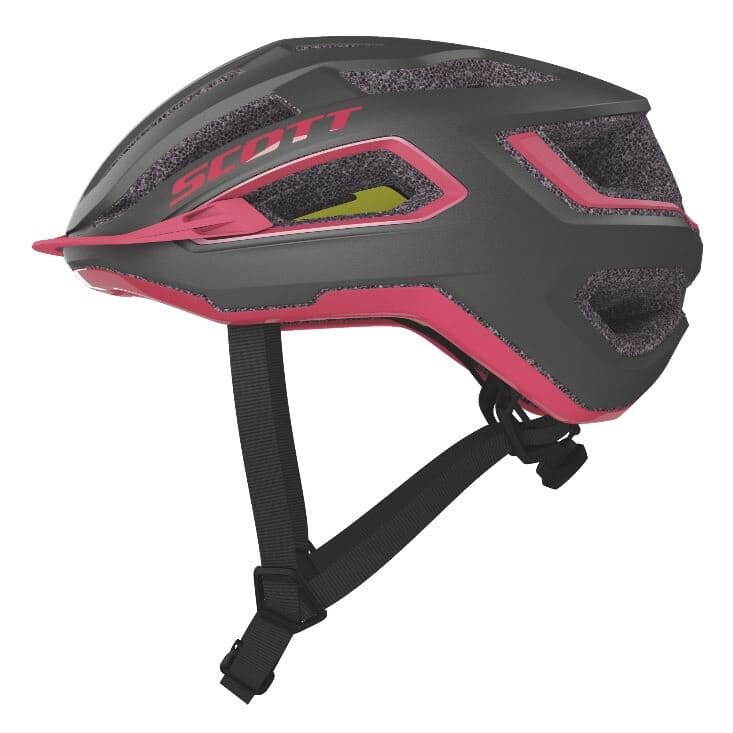 Scott Arx Plus Helmet Dark Grey Pink Bike Parts Scott S 