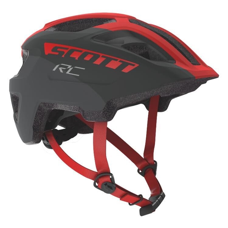 Scott Spunto Junior Helmet Grey/Red Bike Parts Scott