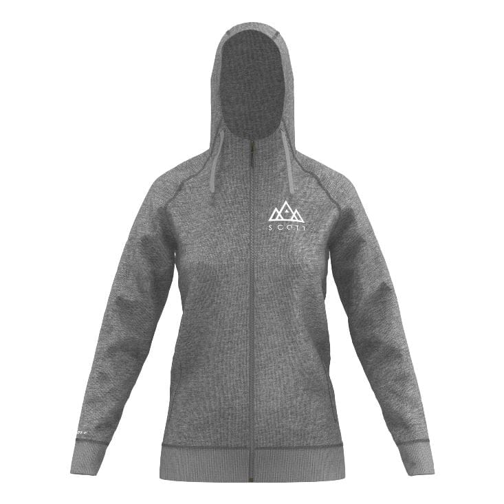Scott Zip Hoodie Womens Grey Bike Parts Scott S