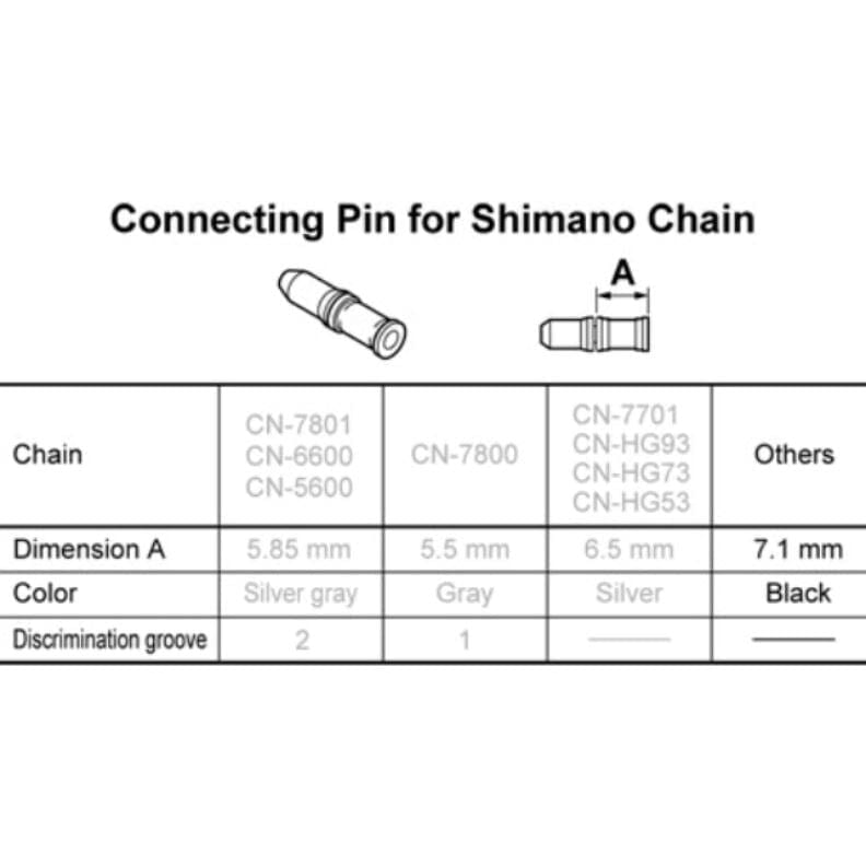 Shimano 6/7/8-Speed Chain Connecting Pin 3-Pack Bike Parts Shimano 