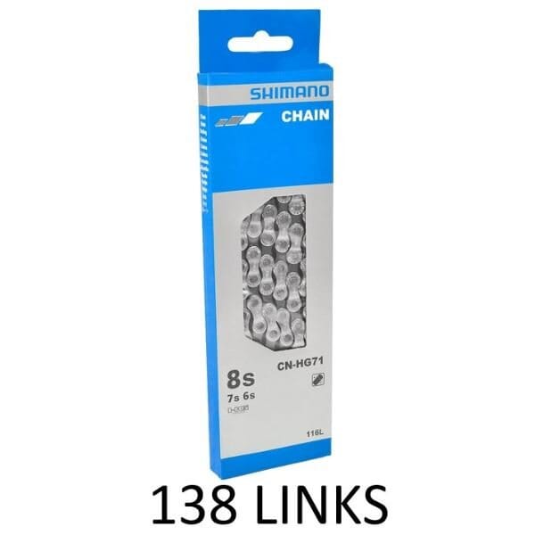 Shimano CN-HG71 6/7/8-Speed Chain - 138 Link Version Bike Parts Shimano