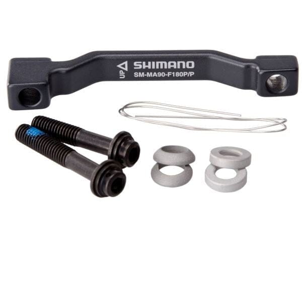 Shimano Disc Brake Post to Post Mount Adaptor SM-MA90-F180-PP (160mm Frame/Fork -> 180mm Rotor) Bike Parts Shimano 