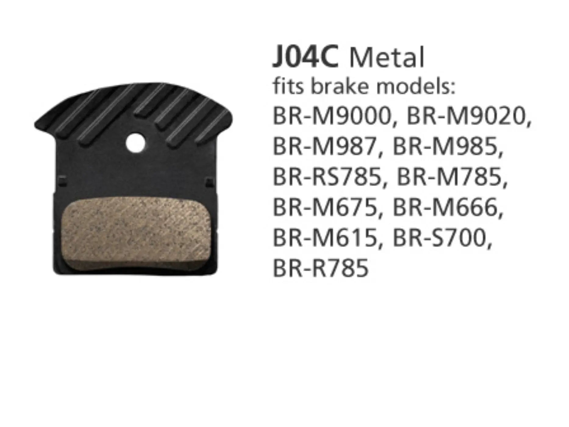 Shimano J04C Metallic Disc Brake Pads Bike Parts Shimano