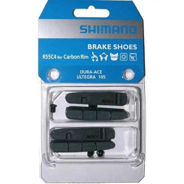 Shimano R55C4 Brake Shoe Inserts for Carbon Rims (2-Pairs) Bike Parts Shimano