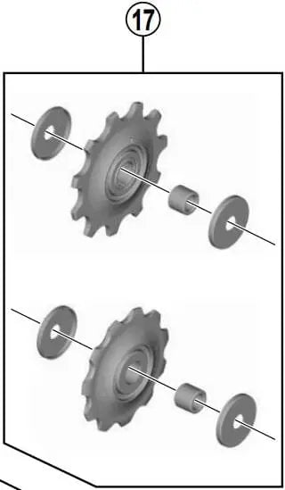 Shimano RD-M7000 RD-M6000 Pulley Set Bike Parts Shimano
