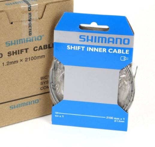 Shimano Shift Inner Cable 1.2mm x 2100mm Bike Parts Shimano