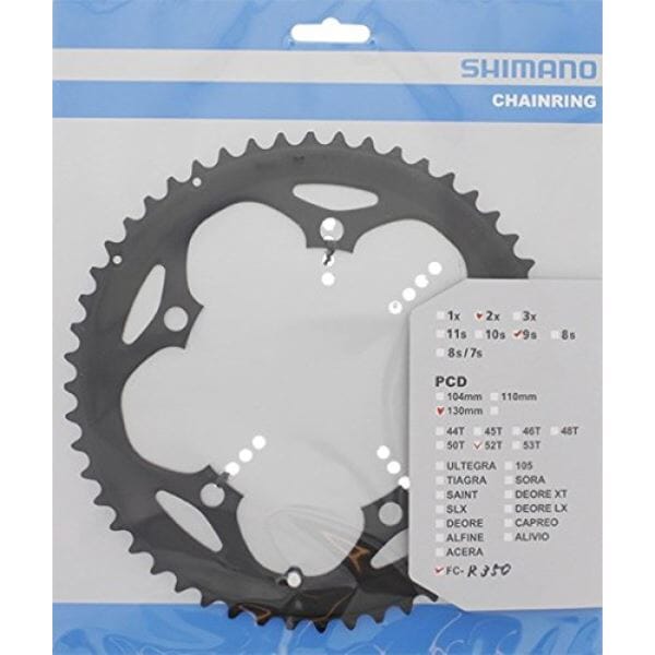 Shimano Sora FC-R350 130mm BCD Chainring - 52t Bike Parts Shimano