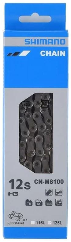 Shimano XT CN-M8100 12-Speed Chain w/ Quick Link Bike Parts Shimano 