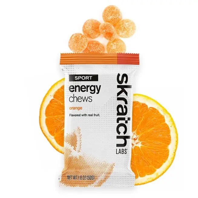 Skratch Sport Energy Chews Orange Bike Parts Skratch Labs