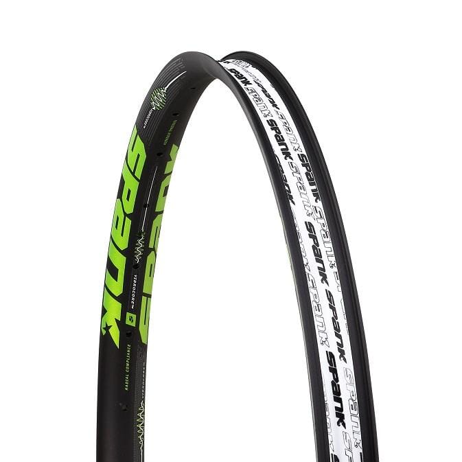 SPANK 350 Vibrocore Rim 29" 32H Black/Green Bike Parts Spank 