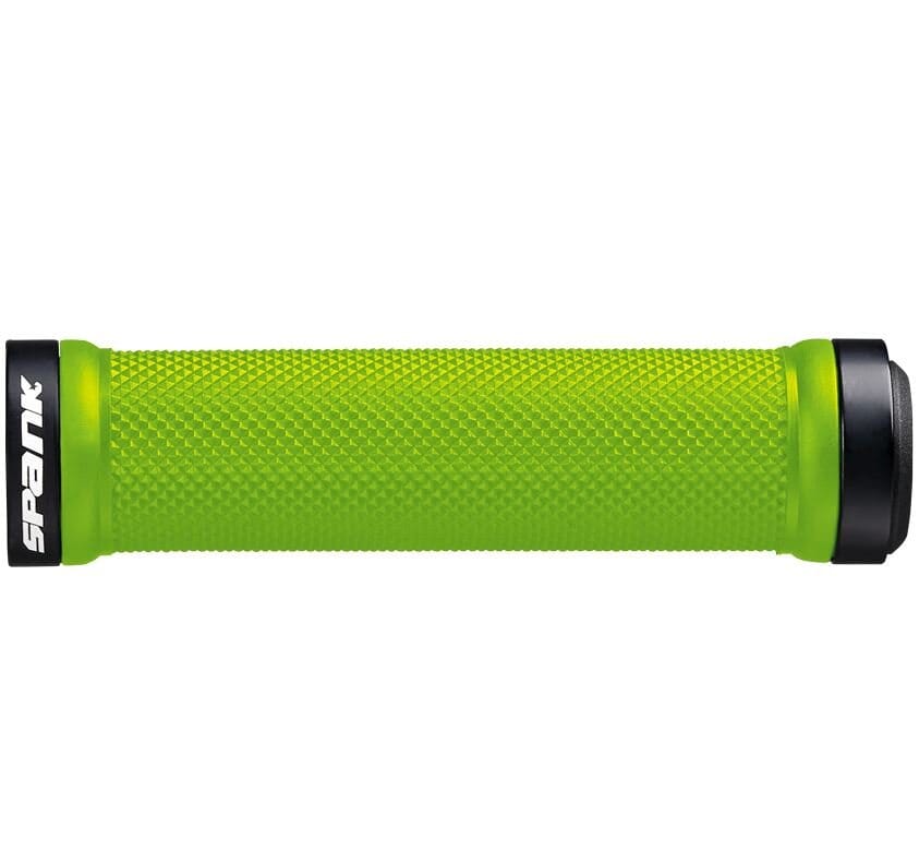 Spank Spoon Lock On Handlebar grips Var Col Bike Parts Spank Green