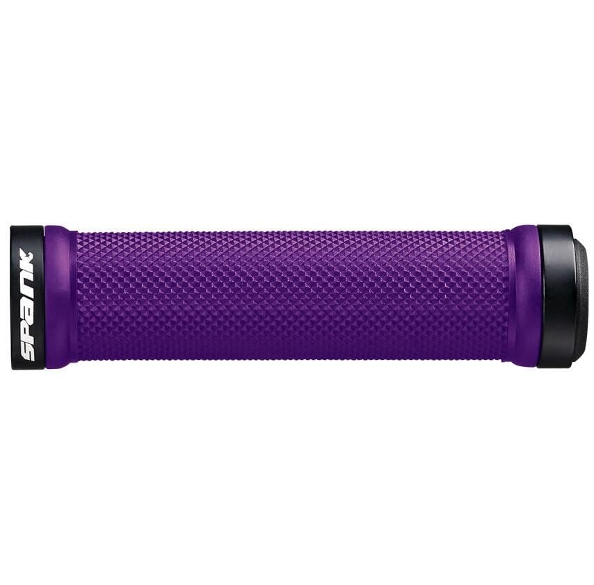 Spank Spoon Lock On Handlebar grips Var Col Bike Parts Spank Purple