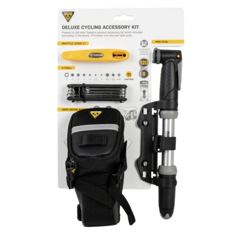 Topeak Deluxe Kit with tools and saddle bag Bike Parts Topeak