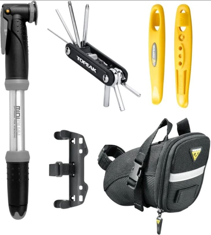 Topeak Deluxe Kit with tools and saddle bag Bike Parts Topeak