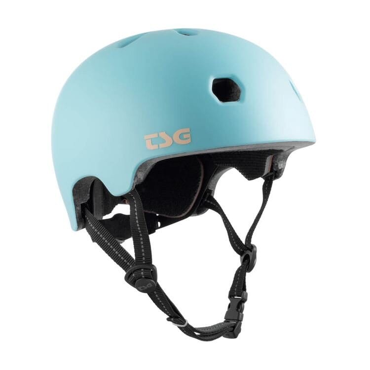 TSG Meta Helmet Satin Blue Bike Parts TSG S/M
