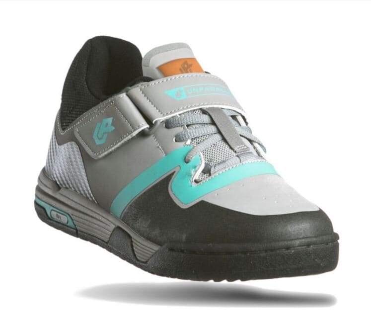 Unparallel Woman's Dustup Shoe - Light Grey/Turquoise/Black Bike Parts Unparallel US 8 / EU39