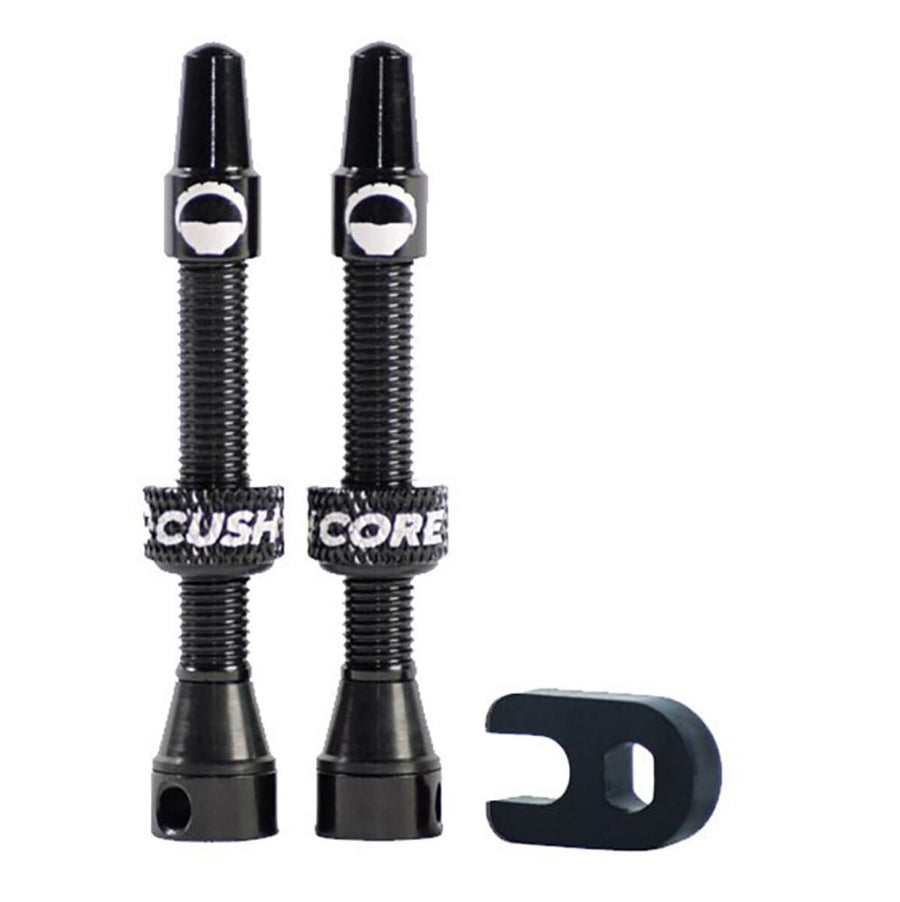 Valves - CushCore 44mm Valve Set Black Bike Parts CushCore