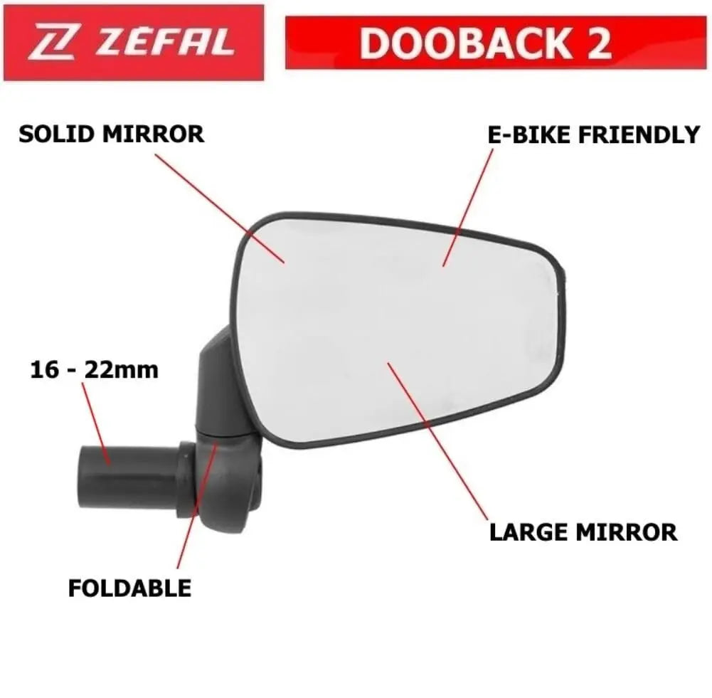 Zefal Dooback 2 Handle Bar Mirror R/H End Fitting Bike Parts Zefal
